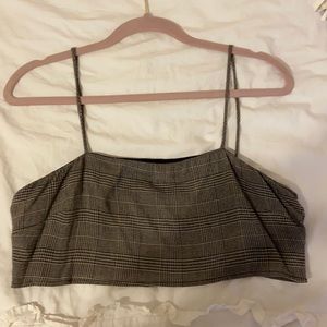 Plaid Crop Top
